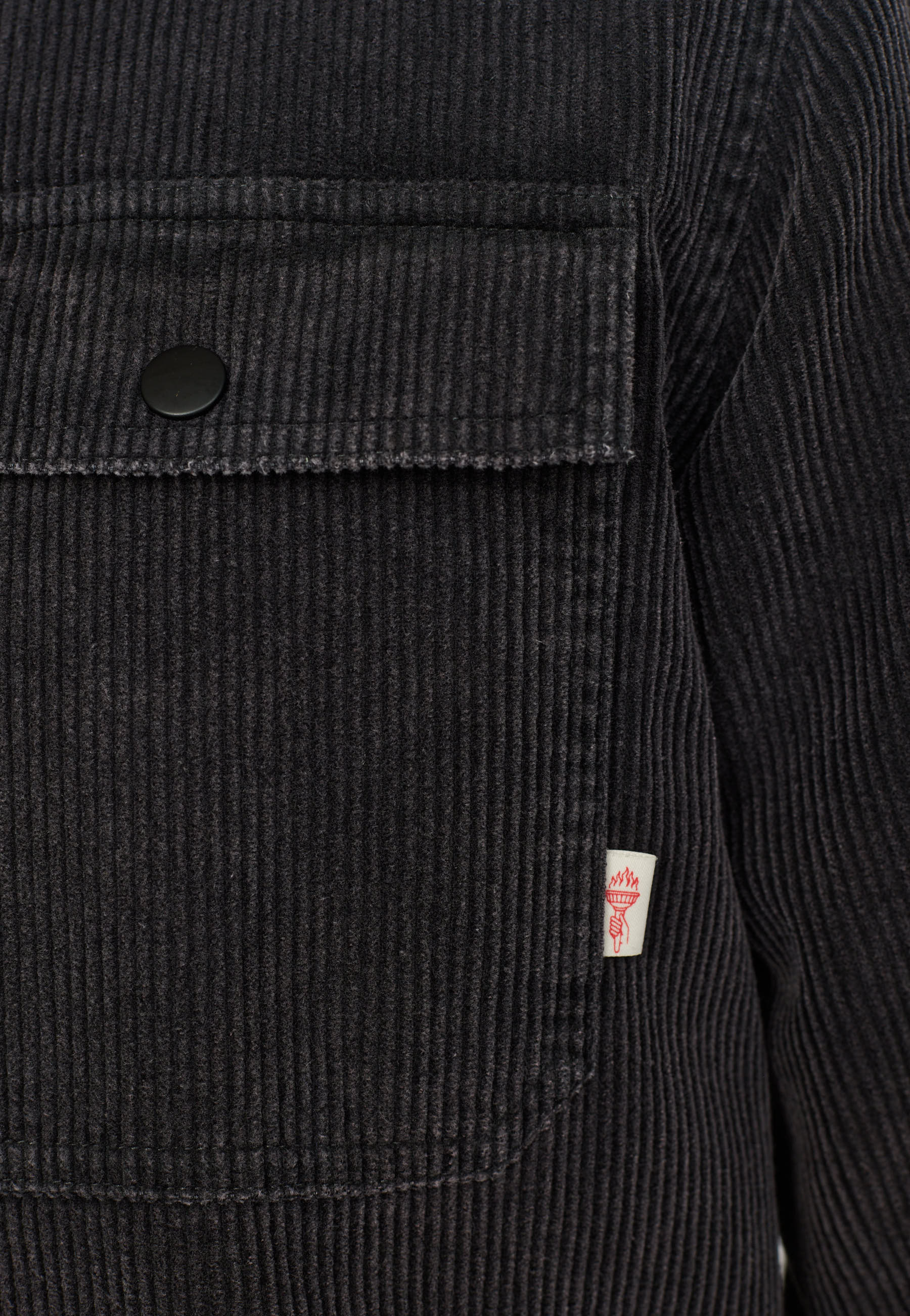 Revolution Worker Overshirt Overshirts Darkgrey