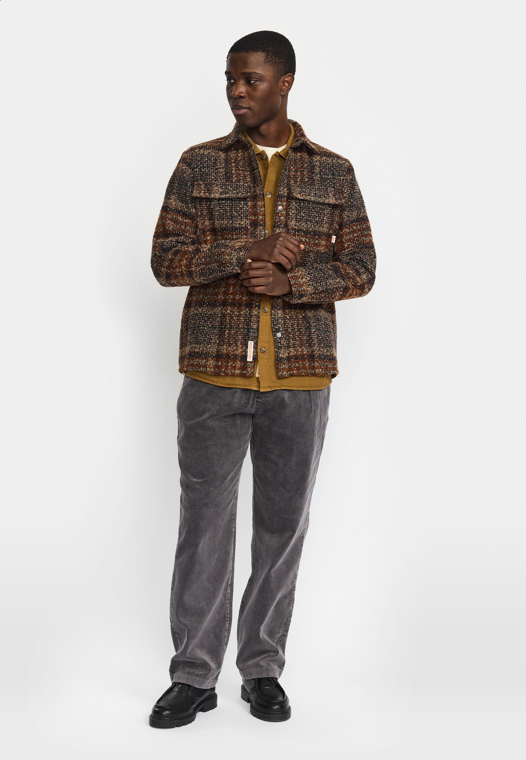 Revolution Worker Overshirt Overshirts Navy