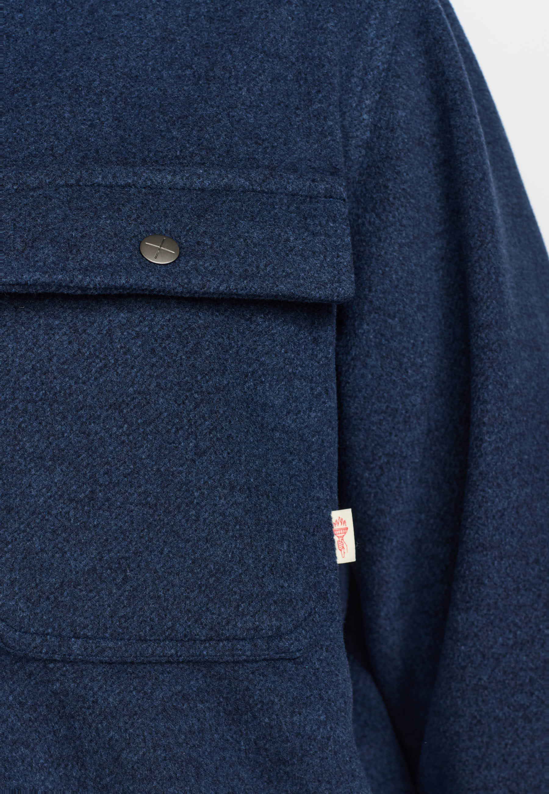 Revolution Worker Overshirt Overshirts Blue