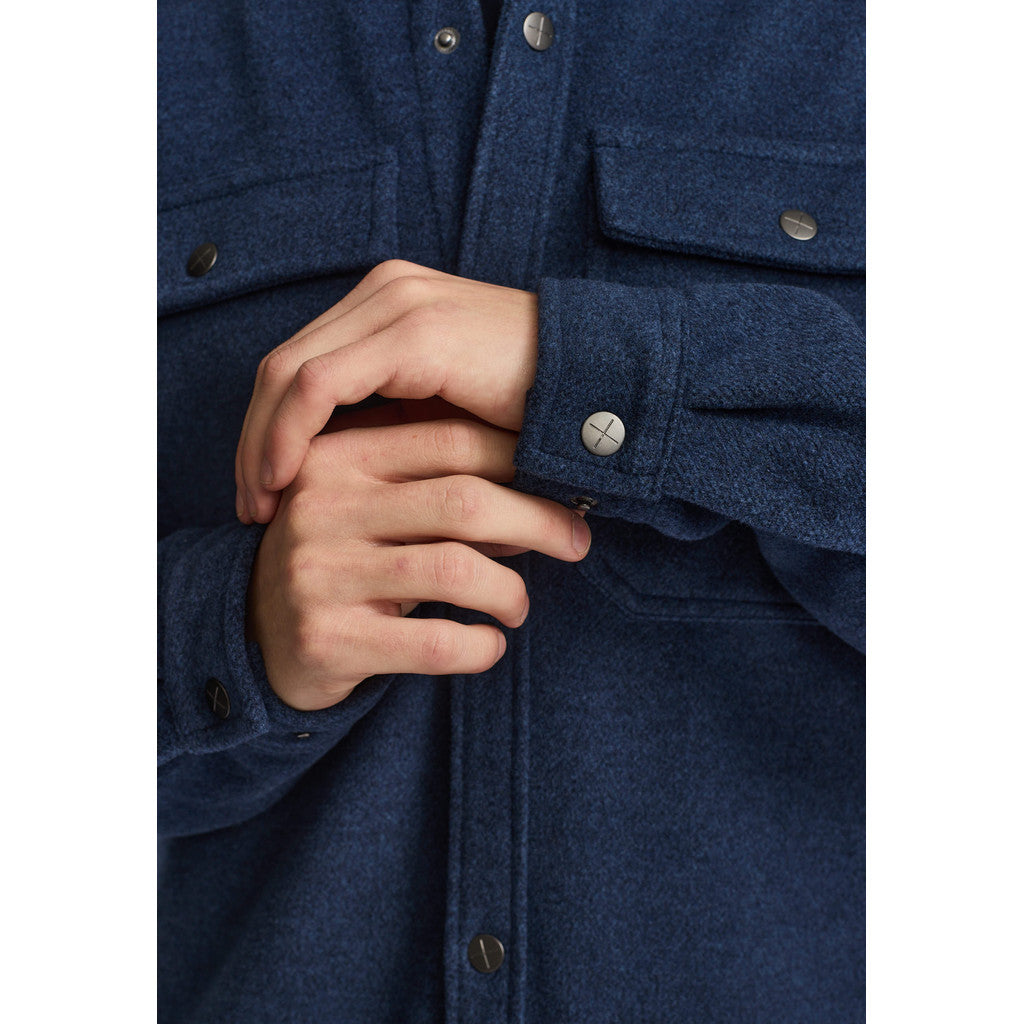 Revolution Worker Overshirt Overshirts Blue