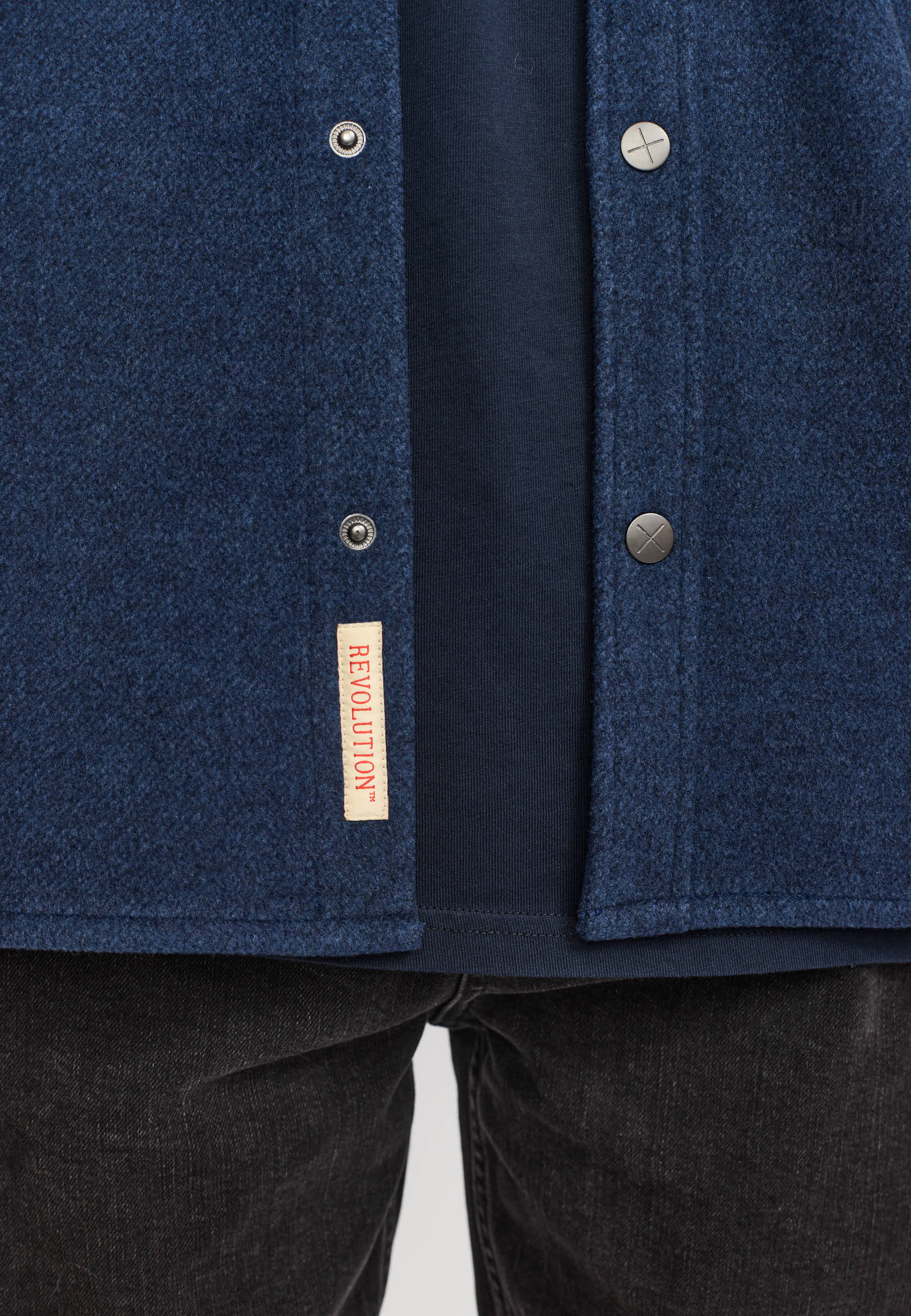 Revolution Worker Overshirt Overshirts Blue
