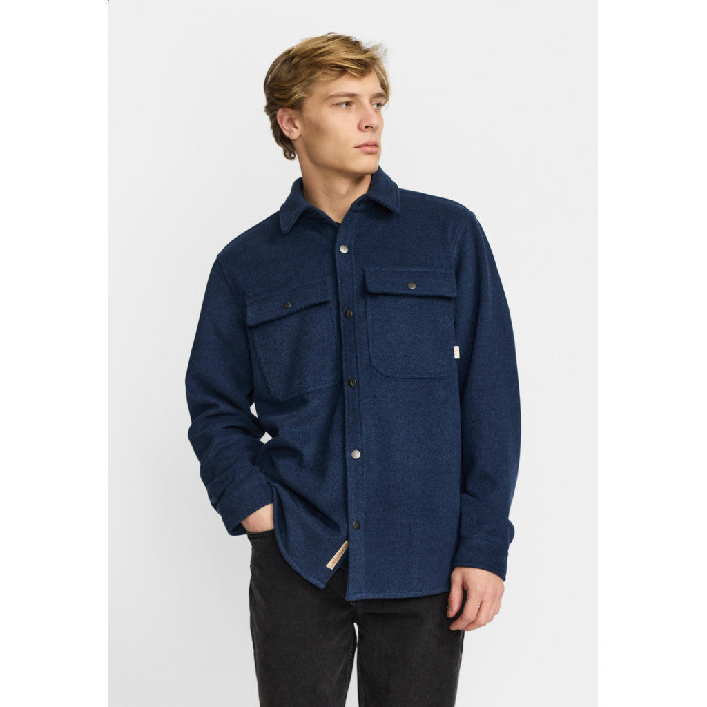 Revolution Worker Overshirt Overshirts Blue
