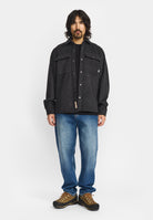 Revolution Worker Overshirt Overshirts Darkgrey
