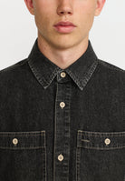 Revolution Worker Shirt Long-sleeve Shirts Black