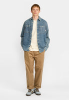 Revolution Worker Shirt Long-sleeve Shirts Blue