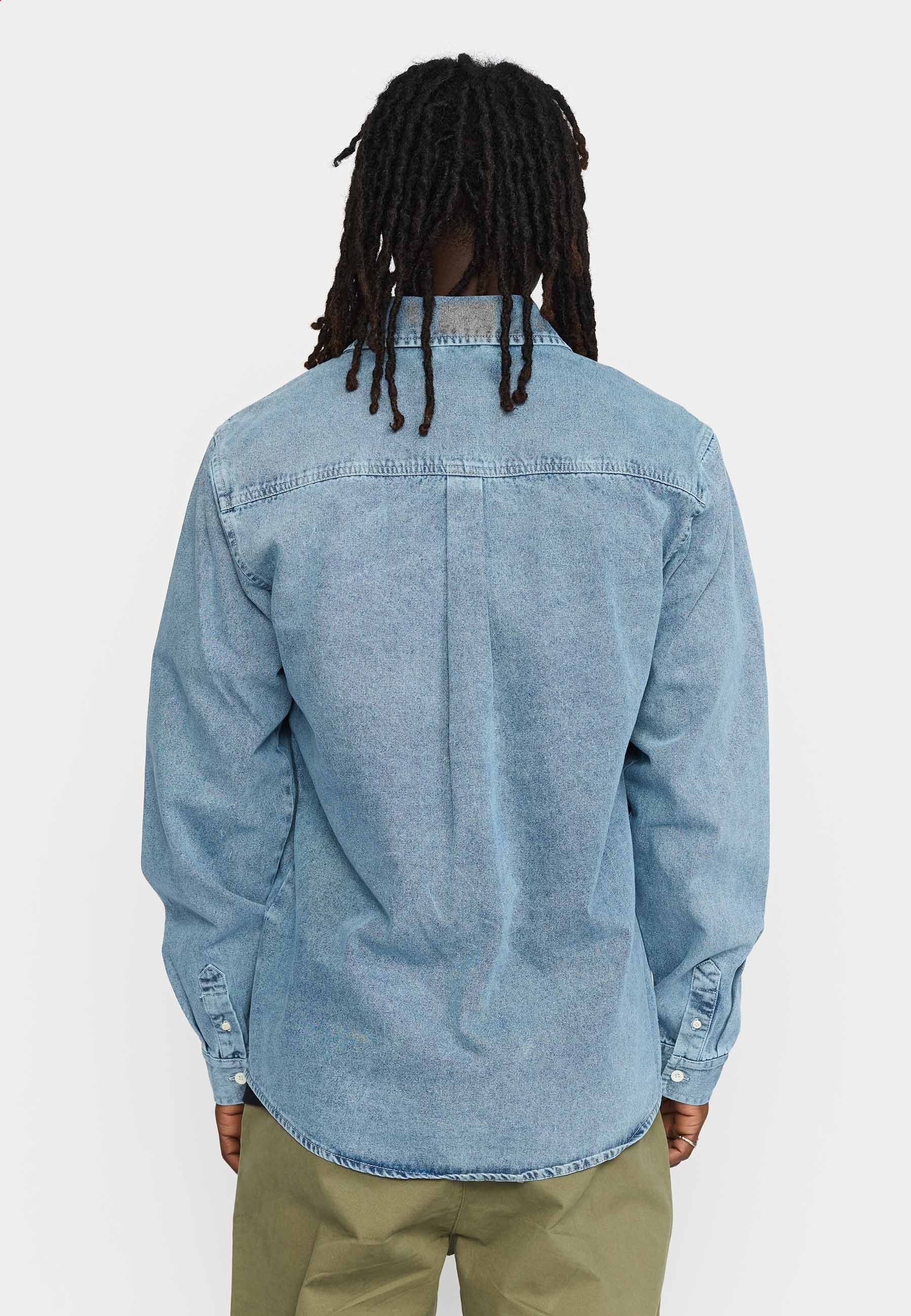 Revolution Worker Shirt Long-sleeve Shirts Blue
