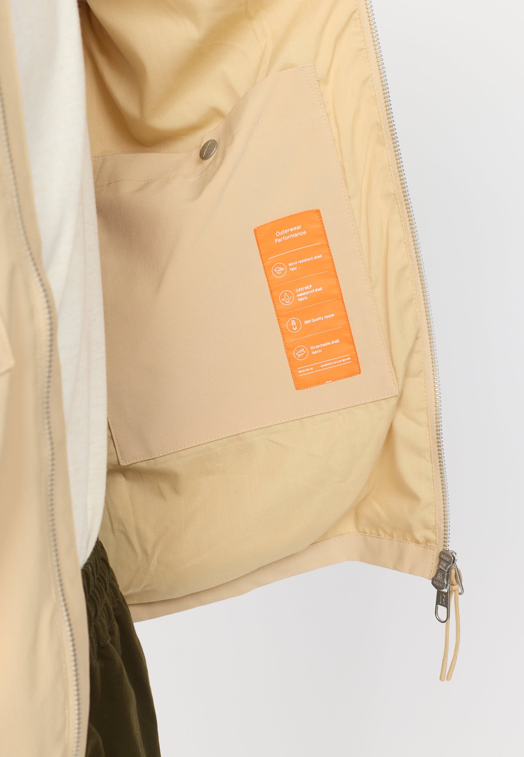 Revolution Workwear Jacket Lightweight Outerwear Khaki