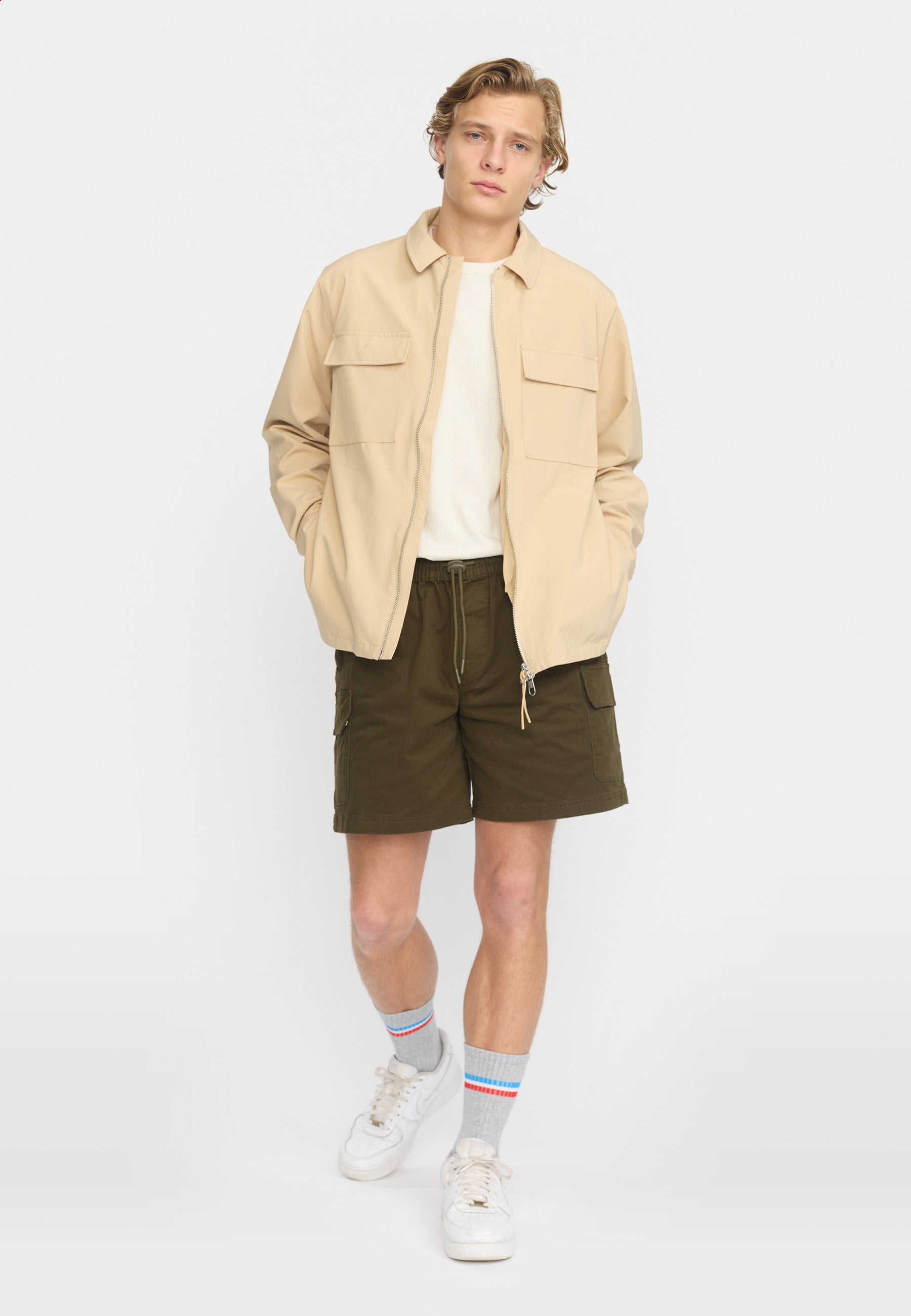 Revolution Workwear Jacket Lightweight Outerwear Khaki