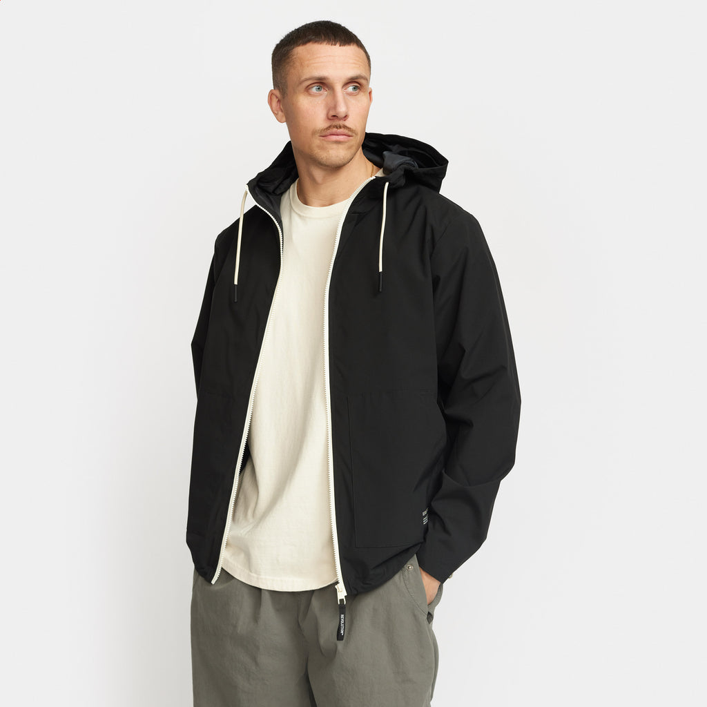 Revolution Zip Anorak Lightweight Outerwear Black