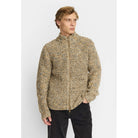 Revolution Zipped Knit Cardigan Knitwear Offwhite