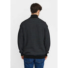 Revolution Zipped Knit Cardigan Knitwear Blue
