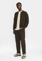 Revolution Zipped Knit Cardigan Knitwear Army