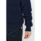 Revolution Zipped Knit Cardigan Knitwear Navy