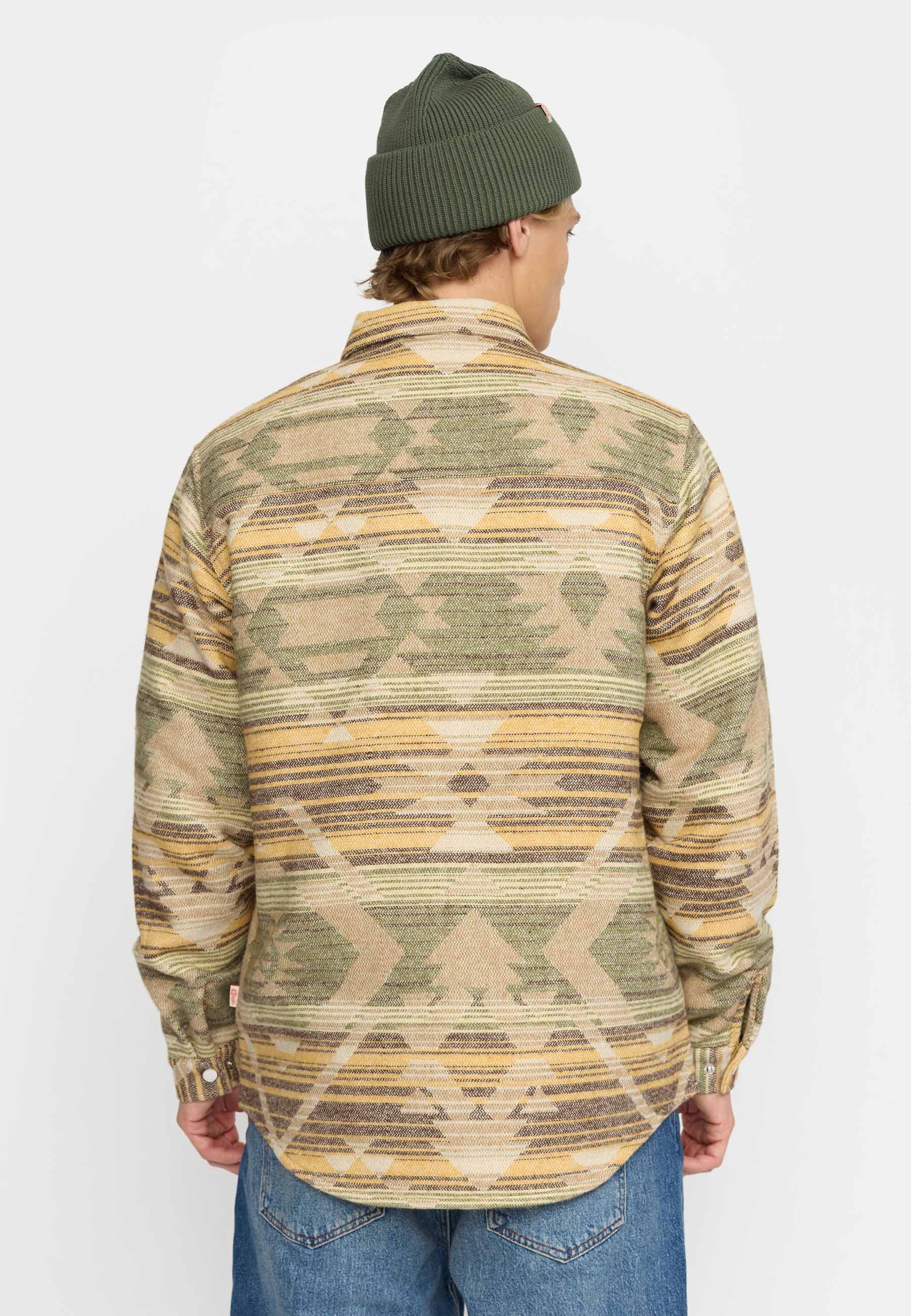 Revolution Zipped Overshirt Overshirts Yellow