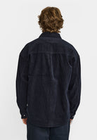 Revolution Zipped Worker Shirt Overshirts Navy