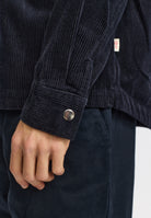 Revolution Zipped Worker Shirt Overshirts Navy