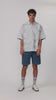 Revolution Oversize Short-sleeved Shirt Short-sleeve shirts Grey