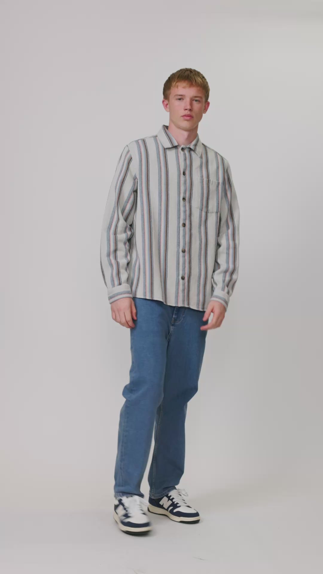 Revolution Casual Shirt Long-sleeve Shirts Blue