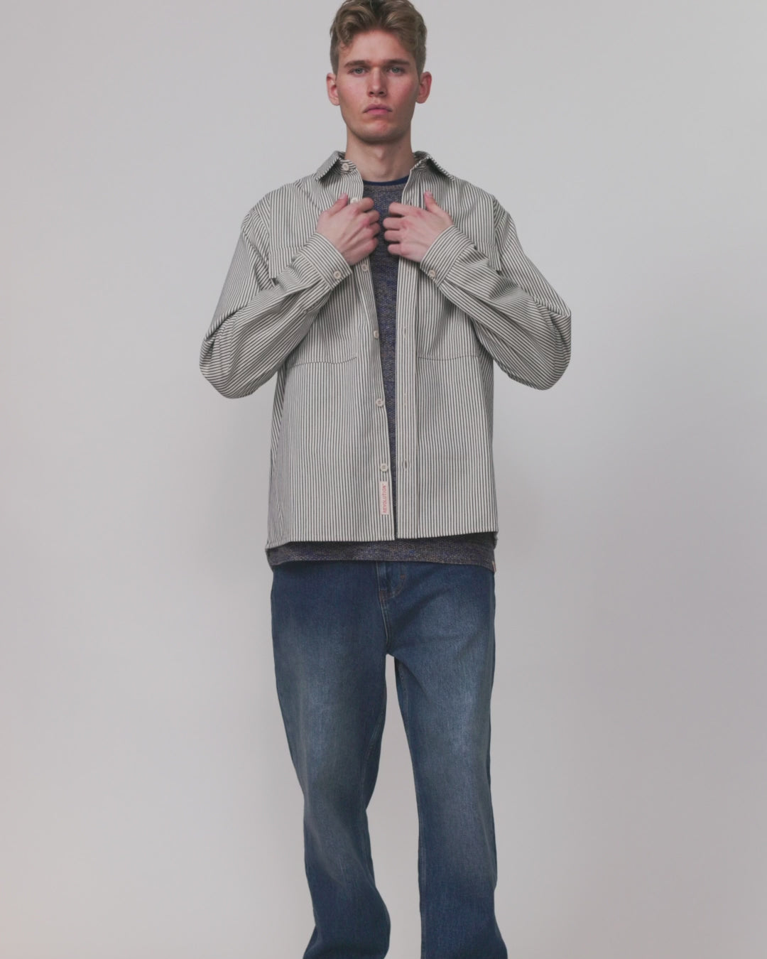 Revolution Overshirt with Pocket Overshirts Navy