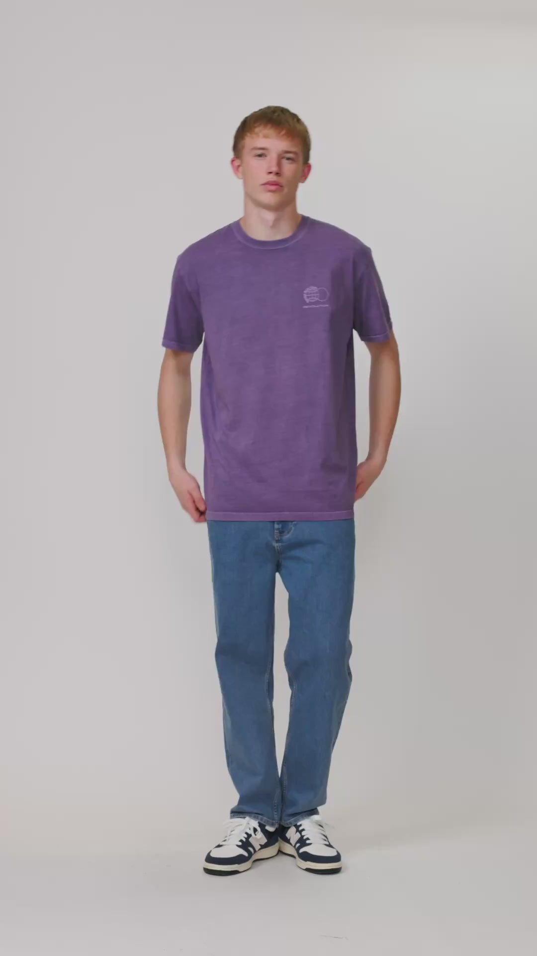 Revolution Printed T-shirt T-Shirts Purple
